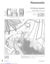 Panasonic SC-PM17 Operating Instructions Manual