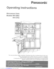 Panasonic NN-S762WF Operating Instructions Manual