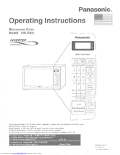 Panasonic NN-S932 Operating Instructions Manual