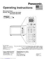 Panasonic NNS740 - MICROWAVE Quick Setup Manual