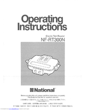 Panasonic NF-RT300N Operating Manual