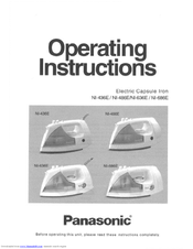 Panasonic NI436E - IRON-LOW Operating Instructions Manual