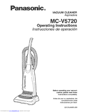 Panasonic MCV5720 - UPRIGHT VACUUM Operating Instructions Manual