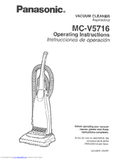 Panasonic M-CV5716 Operating Instructions Manual