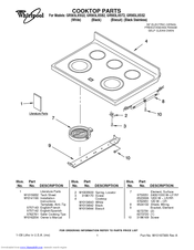 Whirlpool GR563LXST2 Parts List