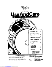 Whirlpool 8SF302PSY Use And Care Manual