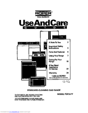 Whirlpool FGP357Y Use And Care Manual
