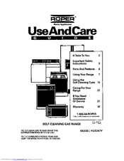 Whirlpool FGS387Y Important Safety Instructions Manual