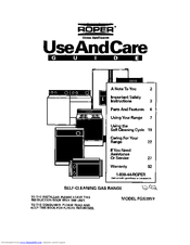 Whirlpool FGS385Y Use And Care Manual