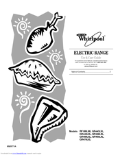 Whirlpool GR445LXL Use & Care Manual