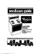 Whirlpool RF3300W Use & Care Manual