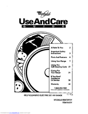 Whirlpool RS6755XY Use & Care Manual