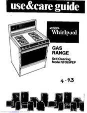 Whirlpool SF395PEP Use & Care Manual