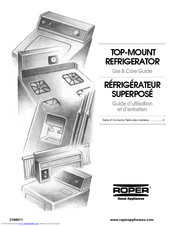 Whirlpool 2199011 Refrigerator Use & Care Manual
