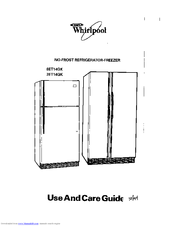 Whirlpool 8ET14GK Use And Care Manual