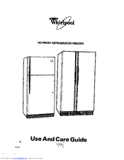 Whirlpool 3ET16NKXDG00 Use And Care Manual