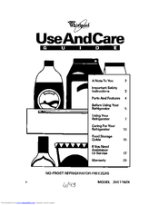 Whirlpool 3VET19ZK Use And Care Manual