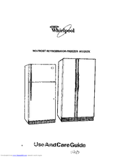 Whirlpool 8EDZOZK Use And Care Manual