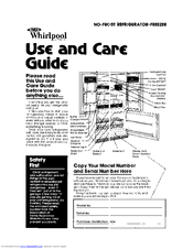 Whirlpool EHB191MKWR0 Use & Care Manual