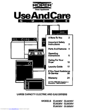 Whirlpool EL4030V Use And Care Manual