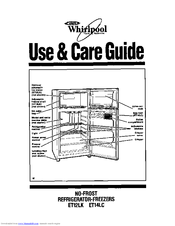 Whirlpool ET12LK Use And Care Manual