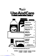 Whirlpool ET20DM Use And Care Manual