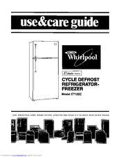 Whirlpool ETl2EC Use & Care Manual