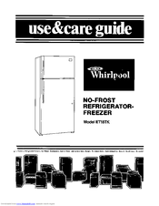 Whirlpool ET18TK Use And Care Manual