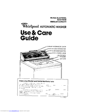 Whirlpool 2LA5700XK Use And Care Manual