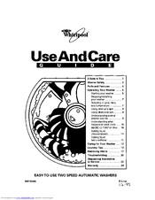 Whirlpool 8LSR5233EZ0 Use And Care Manual