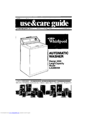 Whirlpool LA3400XM Use & Care Manual