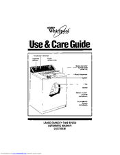 Whirlpool LA5705XW Use & Care Manual