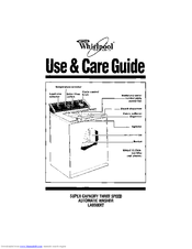 Whirlpool LA9500XT Use And Care Manual