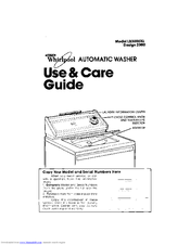 Whirlpool lB3OOOXL Use & Care Manual
