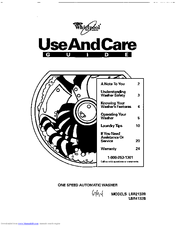 Whirlpool LBR4132B Use And Care Manual