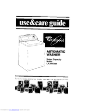 Whirlpool LA3800XM Use & Care Manual