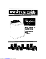 Whirlpool LA5330XS Use & Care Manual
