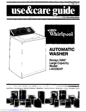 Whirlpool LA5550XP Use & Care Manual