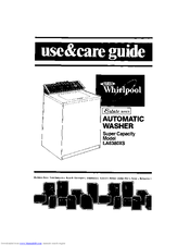 Whirlpool LA638OXS Use & Care Manual