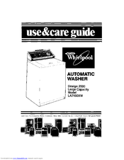 Whirlpool LA7450XM Use & Care Manual