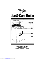 Whirlpool LA9320XT Use & Care Manual