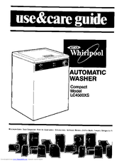 Whirlpool LC4500XS Use & Care Manual