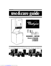 Whirlpool Thin Twin LT5008XM Use & Care Manual
