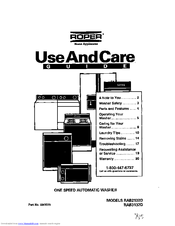 Whirlpool RABZl32D Use And Care Manual