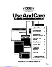 Roper Roper RAL6245BL0 Use And Care Manual