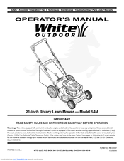 White Outdoor 54M Series Operator's Manual