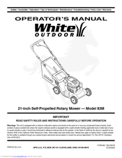 White Outdoor 83M Operator's Manual