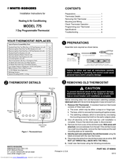 White Rodgers 775 User Manual