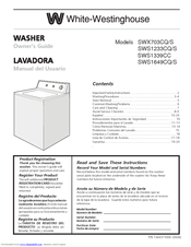 White-Westinghouse SWX703CQ Owner's Manual