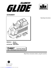 Windsor Saber Glide SGJ32 Operating Instructions Manual